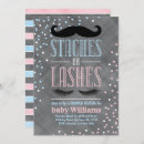 Search for staches or lashes gender reveal Boy or girl