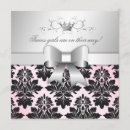 Search for damask baby boy shower invitations Chic