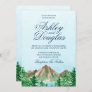 Search for mountain lake wedding invitations Lakeside