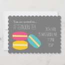 Search for macaroon invitations Girly
