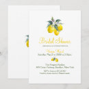 Search for bright bridal shower invitations Lemons