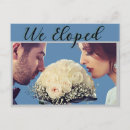 Search for dusty blue postcards Just married