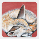 Search for sleeping fox stickers Foxes