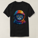 Search for cosmic cat tshirts Cat in space