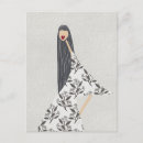 Search for fashionable postcards For her