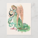 Search for harp christmas cards Vintage