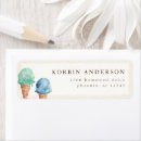 Search for ice cream return address labels Gelato