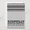 Search for white diamond birthday invitations Classy