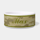 Search for camo dog bowls Military