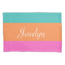 Search for pink orange pillowcases Mid century modern