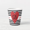 Search for black white and red mugs Geometric
