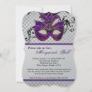 Search for purple masquerade invitations Costume
