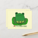 Search for i love frogs postcards Toad