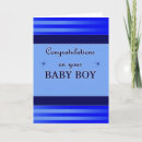 Search for new born baby boy cards Blue
