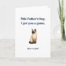 Search for cat dad cards Siamese