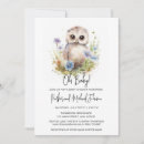 Search for owl baby shower invitations Minimalist