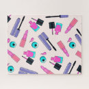 Search for makeup puzzles Illustration