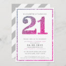 Search for glitter glam invitations Typography