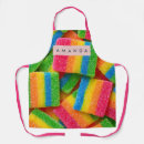Search for candy stripe aprons Monogrammed