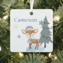 Search for fawn christmas tree decorations Cute