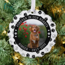 Search for dog pet memorial christmas tree decorations Black
