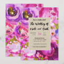 Search for pink and purple wedding invitations Chic