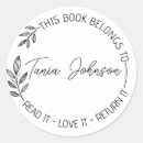 Search for floral bookplates This book belongs to