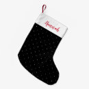 Search for polka dot christmas stockings Black