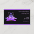 Search for purple lotus business cards Unique