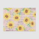 Search for sunflower decoupage tissue paper Script