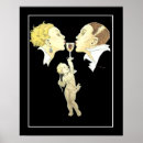 Search for art deco couple posters Black