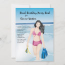 Search for summer beach birthday invitations Sea
