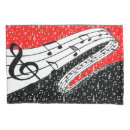 Search for musical notes pillowcases White