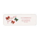 Search for blue gingham return address labels Retro