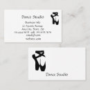 Search for dance studio business cards Dancing