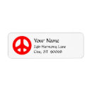 Search for political return address labels Peace