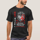 Search for i wear my heart on my sleeve tshirts Red