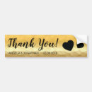 Search for wedding bumper stickers Gold