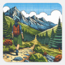 Search for girl hiking stickers Nature
