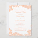 Search for lace engagement party invitations Rustic