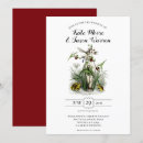 Search for burgundy and green wedding invitations Flowers