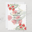 Search for elegant 55th birthday invitations Flowers