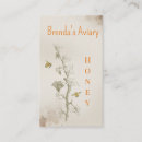 Search for aviary business cards Honey