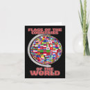 Search for international flags cards World