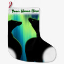 Search for bear christmas stockings Northern lights