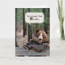 Search for forest birthday cards Bear