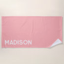 Search for pastel pink beach towels Monogrammed
