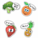 Search for funny vegetable stickers Fruit