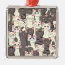 Search for grey cat christmas tree decorations Kitty