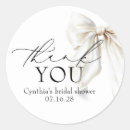 Search for thank you bridal shower stickers Coquette